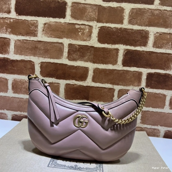 half-moon-shaped GG GUCCI Marmont small bag 0726